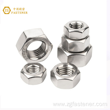 stainless steel DIN 934 furniture Hexagon bolt Nuts hex Nuts for steel building